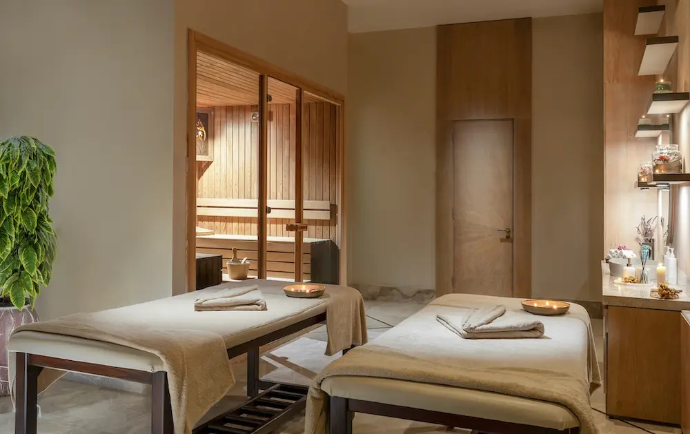Sauna area